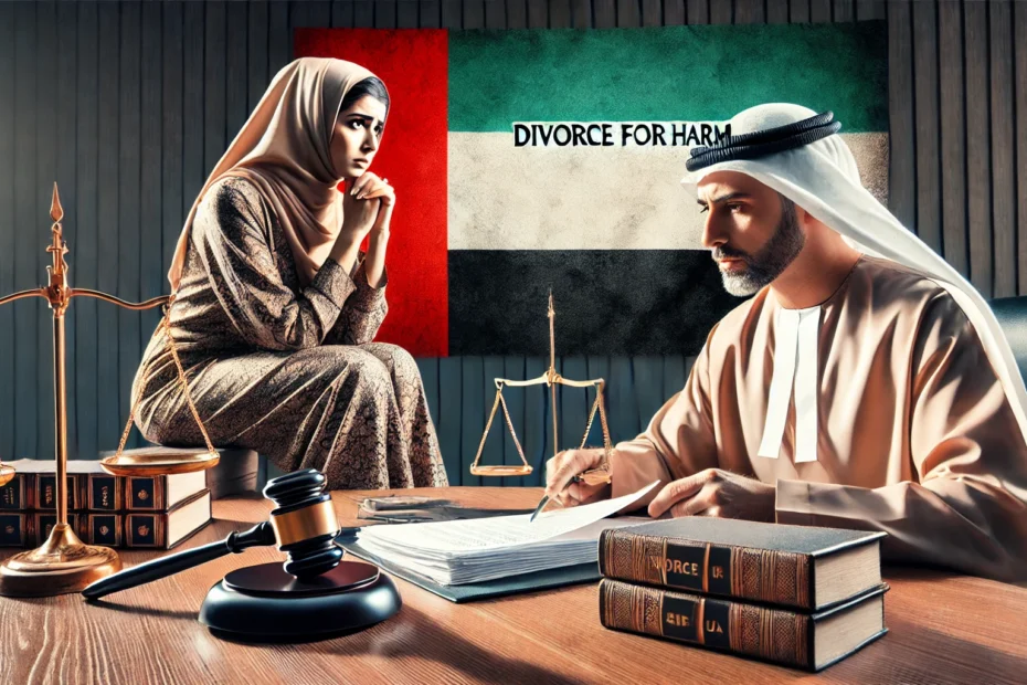 الطلاق للضرر في الإمارات
