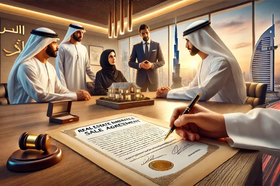 عقد بيع عقار ورثة في الإمارات