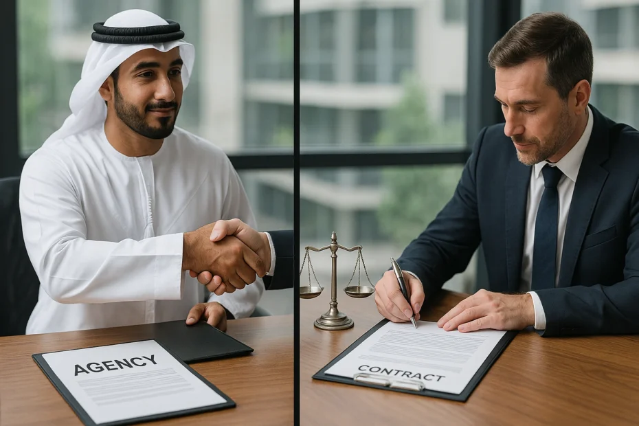 الفرق بين الوكالة التجارية والتمثيل التجاري في الإمارات