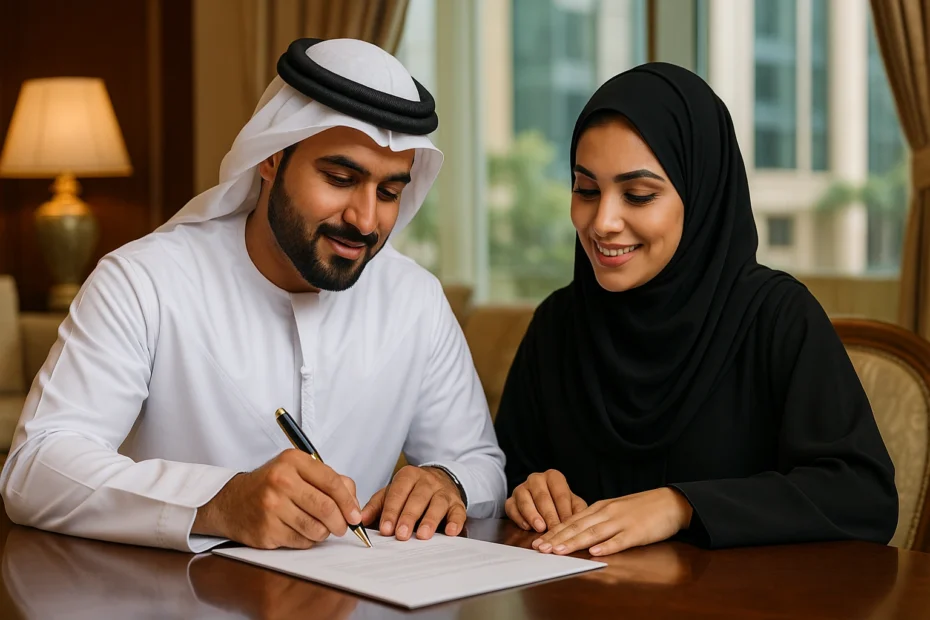 اتفاقية ما قبل الزواج في دولة الإمارات العربية المتحدة